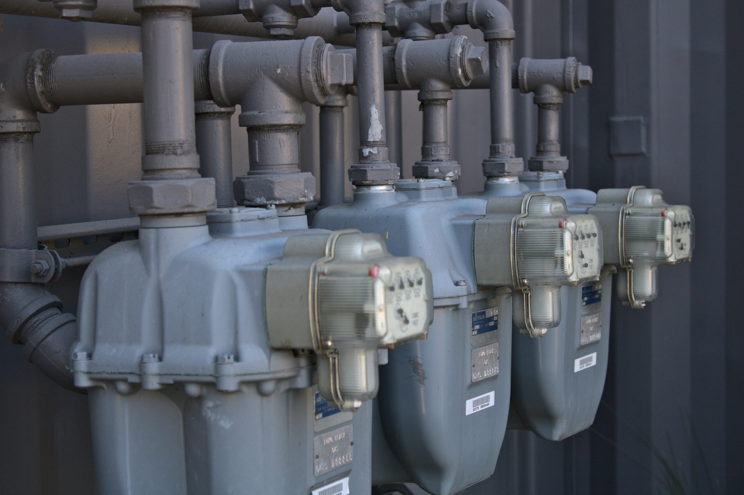 Electric meter recording school district demand charges